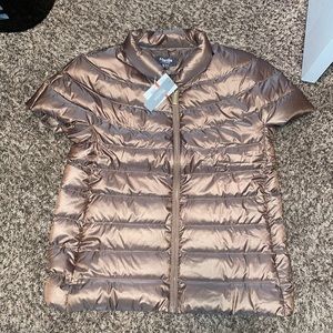 Puffer Short Sleeve Jacket/Vest by Martha Stewart